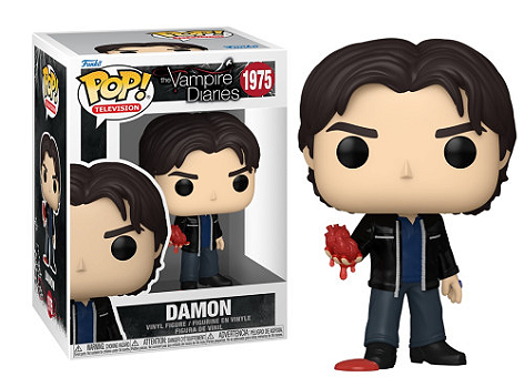 (PRÉ VENDA) Funko Pop! Television: The Vampire Diaries / Diarios De Um Vampiro Damon Salvatore #1975
