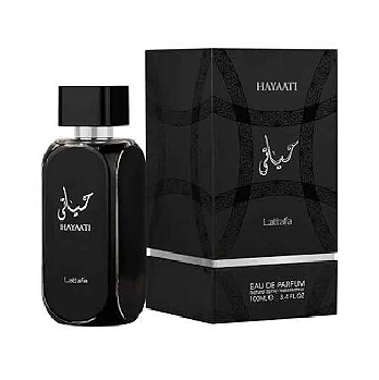 Perfume Árabe Masculino Lattafa Hayaati Black Eau de Parfum 100ml
