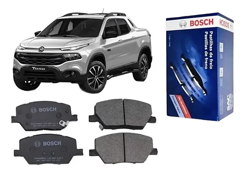 Jogo Pastilha Freio Dianteira Fiat Toro 1.3 1.8 2.0 Renegade