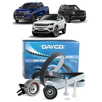 Kit Correia Dentada e Tensores Toro Renegade Compass Commander Rampage 2.0 16V Diesel Dayco