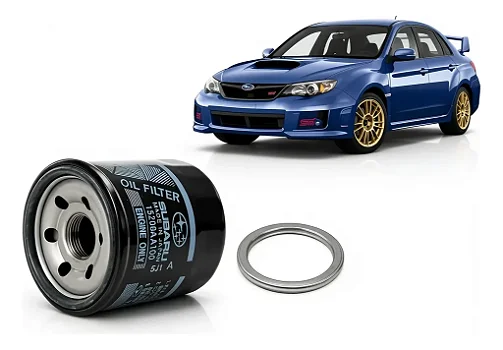 Filtro Óleo Subaru Forester Xt Impreza + Arruela Bujão