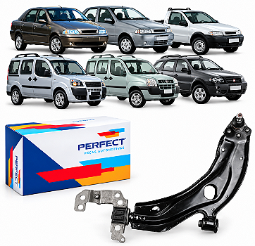 Bandeja de Suspensão Dianteira Direita Fiat Strada Palio Siena Doblo Perfect
