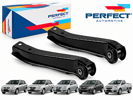 Par Bandeja Suspensão Dianteira Sem Pivo Celta Corsa Classic Agile Prisma Perfect