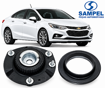 Coxim Amortecedor Dianteiro Com Rolamento Cruze 1.4 16V Turbo 2017 a 2025 Sampel