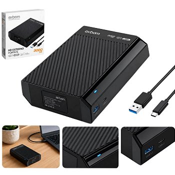 HD Externo Slimvault 3TB USB 3.1