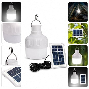 Sistema de Luz Solar Portátil com Painel Solar