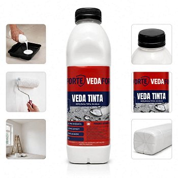 Veda Tinta Impermeabilizante Hidrorrepelente Veda Forte [1 Litro]