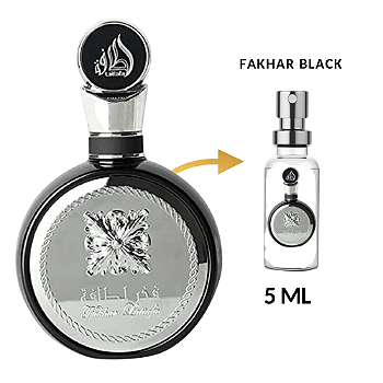 LATAFFA FAKHAR BLACK - Eau de Parfum Masculino 5 ml