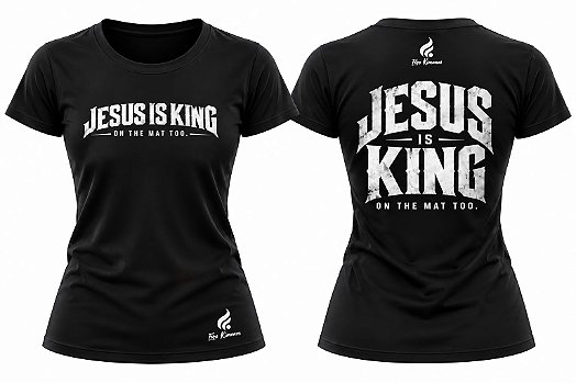 Camiseta Jesus is King Feminina