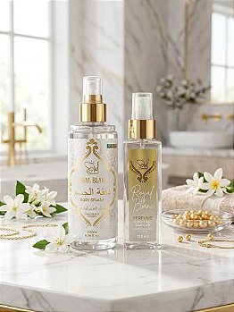 Kit Body Splash e Perfume Capilar Royal Blanc da Soul Cosméticos
