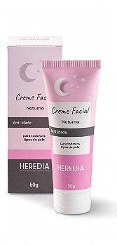 Creme Facial Noturno Anti Idade Heredia 50g