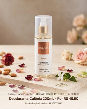 Body Splash Roses da Barbours