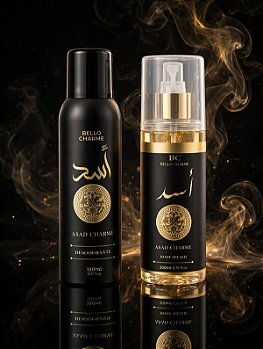 Kit Body Splash e Desodorante Masculino Asad Charme da Bello Charme