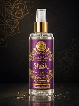 Body Splash Árabe Masculino Sheik For Men da Soul Cosméticos
