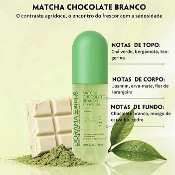 Body Splash Dorama Matcha Chocolate Branco