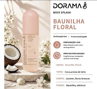 Body Splash Dorama Baunilha Floral