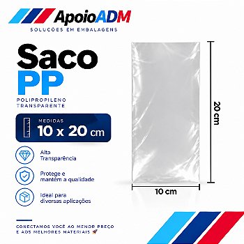 Saco / Saquinho PP 10x20