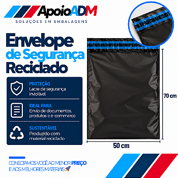 Envelope de Segurança Reciclado – 50×70 cm