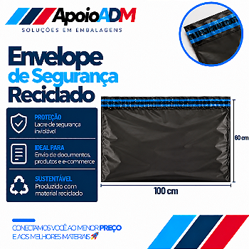 Envelope de Segurança Reciclado – 100×60 cm