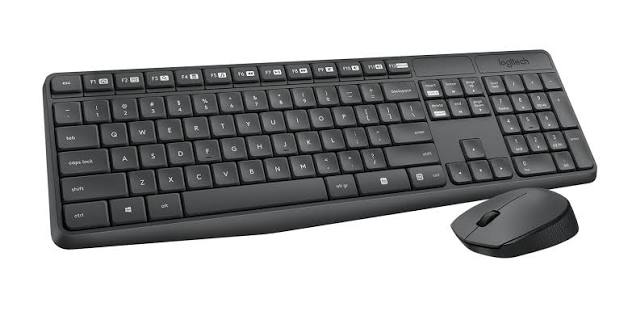 Kit Teclado e Mouse sem fio Logitech MK235