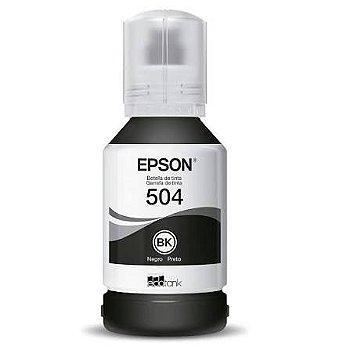 Tinta Epson T504120AL T504120 T504 Preto | L4150 L4160 L6191 L6161 L6171 L14150 | Original 127ml