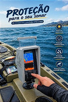 Capa de Proteção para Sonar Garmin Striker 4 ( Plus e Vivid ) Silver