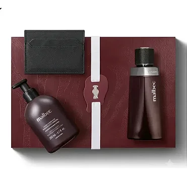 Presente Malbec Kit Perfume e Acessórios