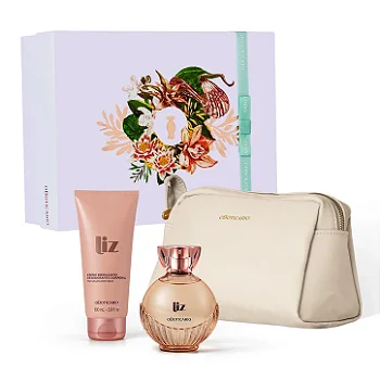 Kit Presente Liz O Boticário com Perfume e Creme