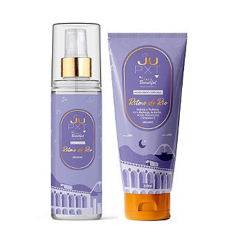 Kit Ju PXT Ritmo do Rio Hidratante Corporal e Body Splash | 200ml