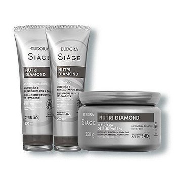 Kit Siàge Nutri Diamond Eudora 3 Produtos