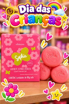Caixa Sabonete Barra 3 Unidades 80g