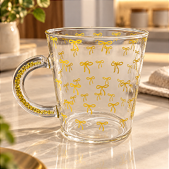 Caneca Borossilicato 420ml Estampa Lacinho