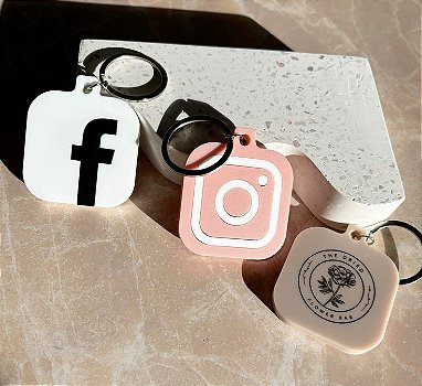 Chaveiro NFC- Redes Sociais