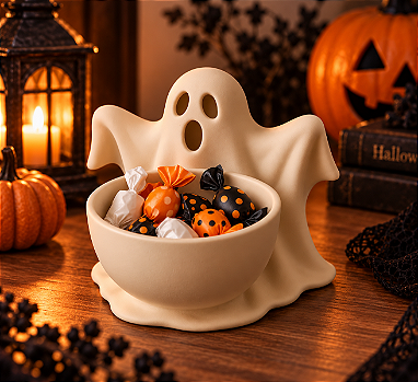 Fantasma Porta-Doces Halloween 👻