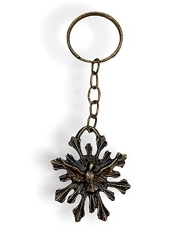 12 Chaveiros Divino Espirito Santo Metal Zamak