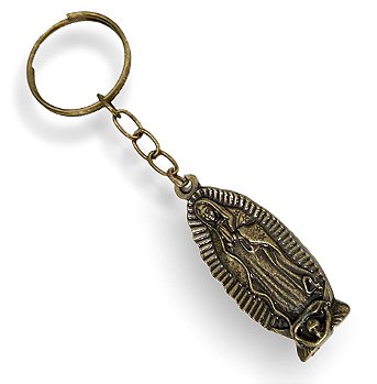 12 Chaveiros Nossa Senhora de Guadalupe Metal Zamak