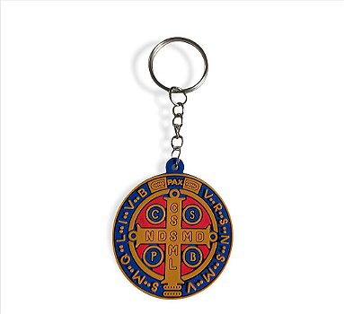 Chaveiro Emborrachado Medalha de São Bento