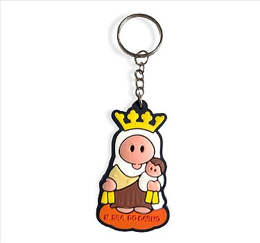 Chaveiro Emborrachado Nossa Senhora do Carmo