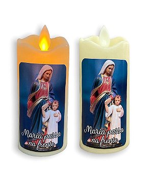 Vela Led Eletronica Maria Passa Na Frente + Pilha AA