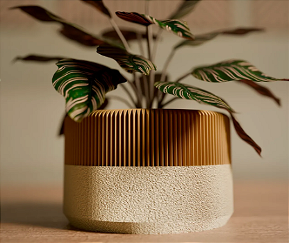 CACHEPOT MODULAR - MID CENTURY