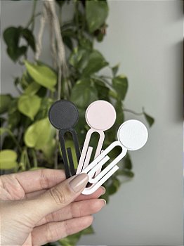Clipes Marca-Páginas para Bottons - Insumo