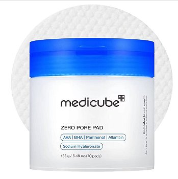 Tônico Facial Coreano Medicube Zero Pore Pad 2.0 – 70 Pads