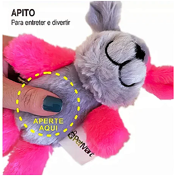 Brinquedo Cachorrinho Pelúcia - Rosa