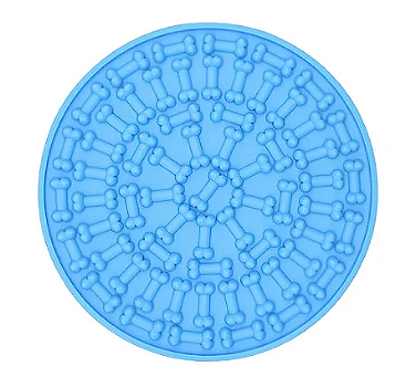 Comedouro Interativo de Silicone - Azul