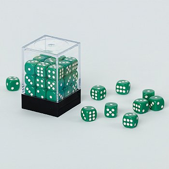 Conjunto de 36 dados D6 Viper - Verde