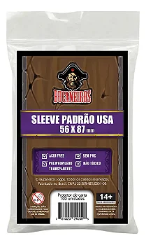 Sleeve Padrão USA (56 × 87 mm)