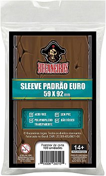 Sleeve Padrão Euro (59 × 92 mm)