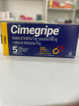 Cimegripe c 10 cps
