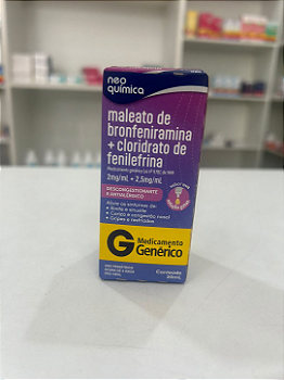 MAL DE BRONFENIRAMINA+CL DE FENILEFRINA GTS C/20 ML