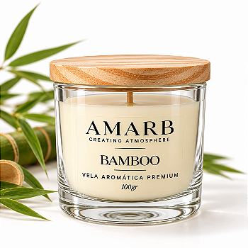 Vela Aromática Essential - Bamboo